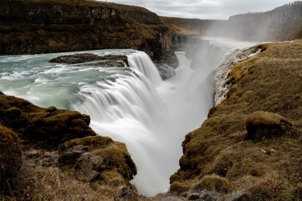 Gullfoss novemberben