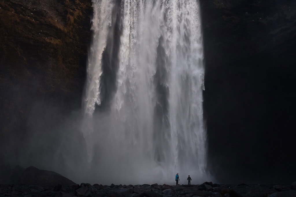 Skógafoss vízesés Izland