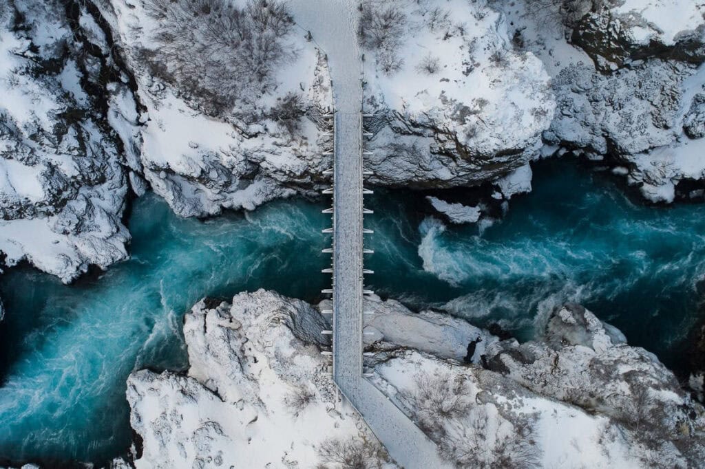 izland hraunfossar barnafoss 03