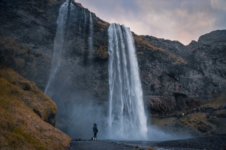 Izland Seljalandsfoss vízesés
