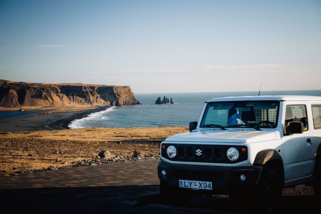 izland autoberles dyrholaey