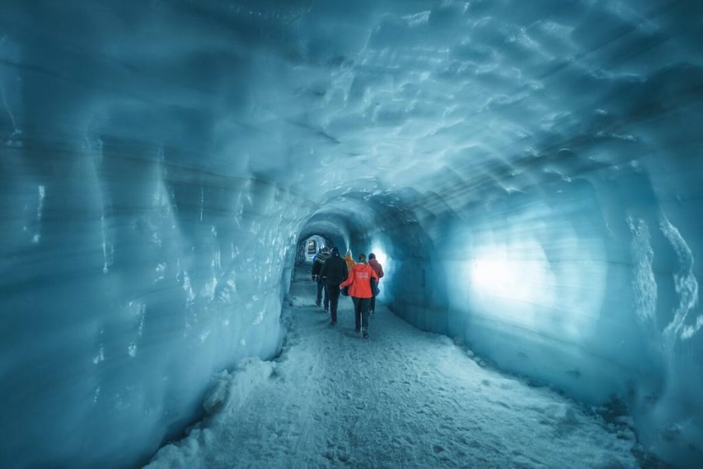 Langjokull Into the glacier Izland jegbarlang tura 5